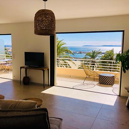 Appartement T3 Lumineux Traversant Totalement Neuf En Face De La Plage Front De Mer Vue Sur Les Iles Vue Mer Panoramique Assuree Residence De La Plage Centre Ville Du Lavandou 3Eme Etage Avec Ascenseur Appartement T3 เลอลาวองดูว์ ภายนอก รูปภาพ