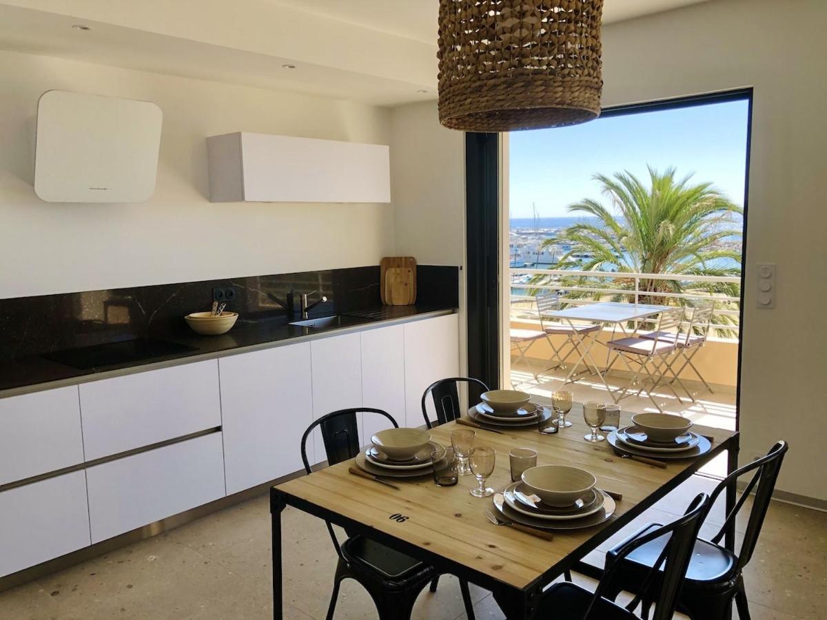 Appartement T3 Lumineux Traversant Totalement Neuf En Face De La Plage Front De Mer Vue Sur Les Iles Vue Mer Panoramique Assuree Residence De La Plage Centre Ville Du Lavandou 3Eme Etage Avec Ascenseur Appartement T3 เลอลาวองดูว์ ภายนอก รูปภาพ